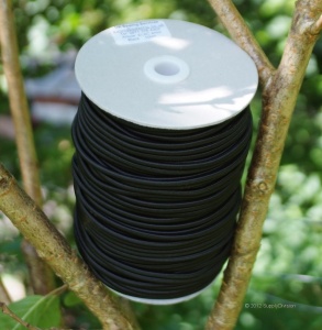 4mm Round elastic shock cord, 100m reel.